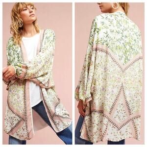 Anthropologie bl-nk Scarlett Kimono OS